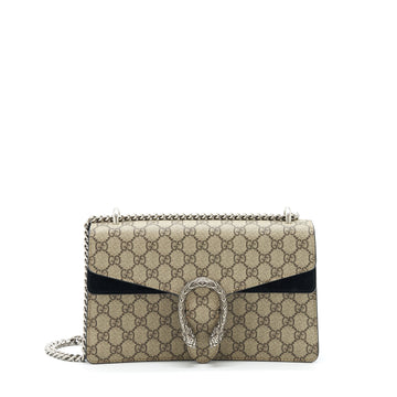 Gucci Dionysus GG Shoulder Bag GG Supreme Canvas / Black SHW