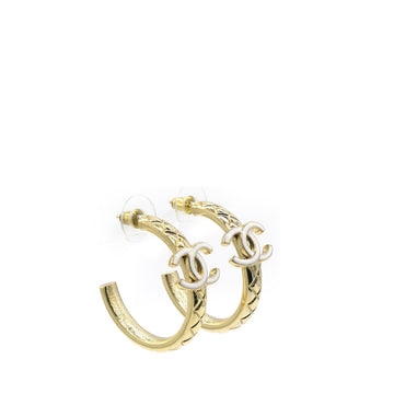 Chanel Loop Earrings Gold
