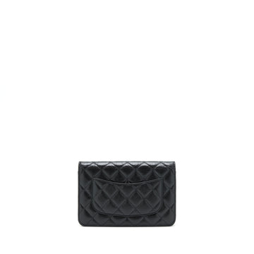 Chanel Reissue Wallet On Chain Aged Calfskin Black with Black Hardware