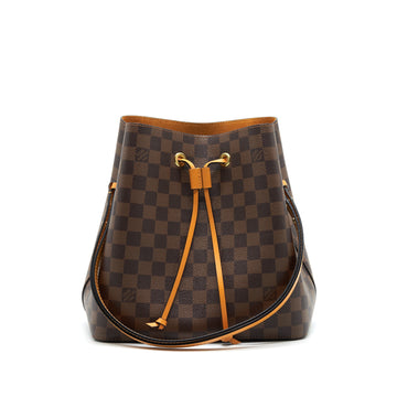 LOUIS VUITTON NEO NOE IN DAMIER EBENE/Yellow