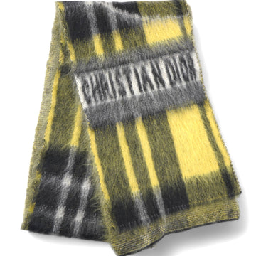 Dior Printed Scarf in Yellow and Black