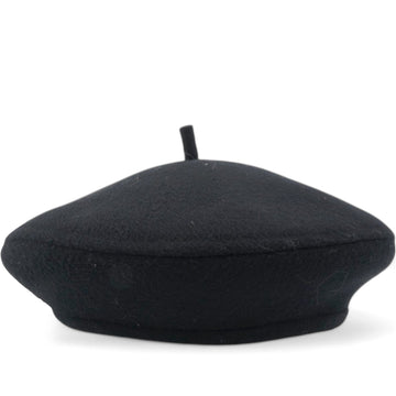 Dior Wool Oblique Reversible Chic Beret Black Size58