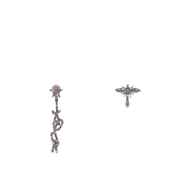 Dior Palladium Crystal J'adior Earrings Multicolor