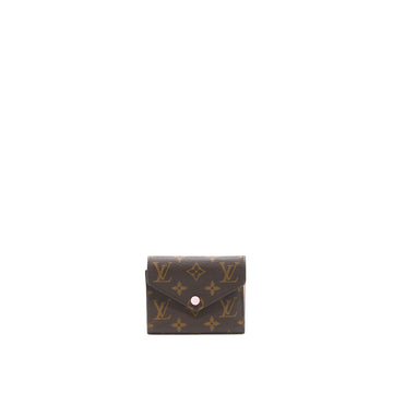 Louis Vuitton Victorine Wallet Monogram Canvas Rose Ballerine GHW