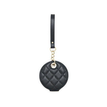 Chanel Quilted LuCSage Tag Lambskin black LGHW