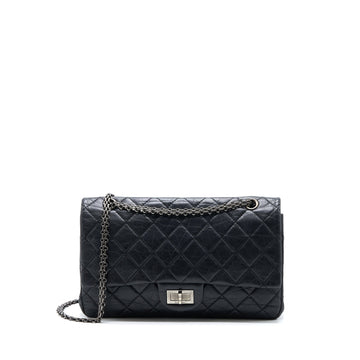 Chanel 2.55 Reissue 227 Aged Calfskin Black Ruthenium SHW