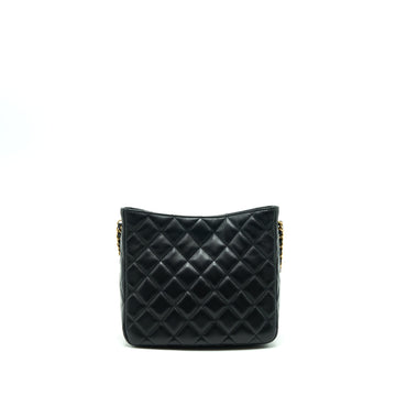 Chanel 22S Pearl Crush Hobo Bag Lambskin Black GHW (Microchip)