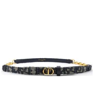 Dior Jacquard Oblique Saddle Belt Size75