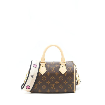 Louis Vuitton speedy bandouliere 20 Monogram Canvas with multicolour strap