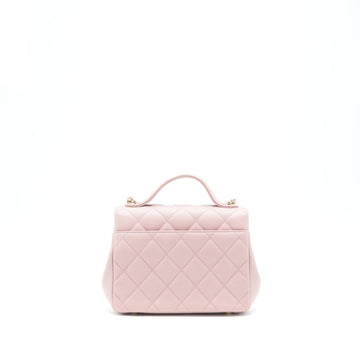 Chanel Small Business affinity flap Bag Caviar Light Pink LGHW