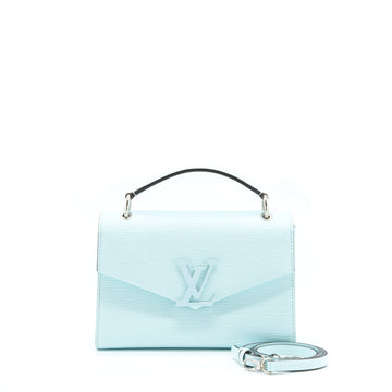 Louis Vuitton Top Handle Flap Bag Epi Light Blue SHW