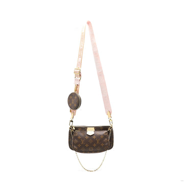 Louis Vuitton Multi Pochette Accessories Pink Strap