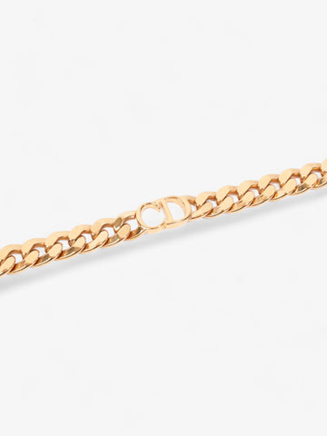 Christian Dior Danseuse Etoile Chain Choker Necklace Gold Base Metal