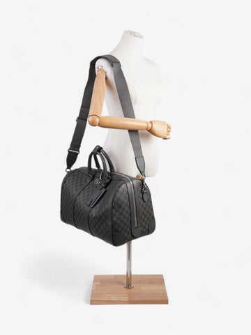 Gucci Ophidia Duffle Bag EC Supreme / Grey Coated Canvas Large