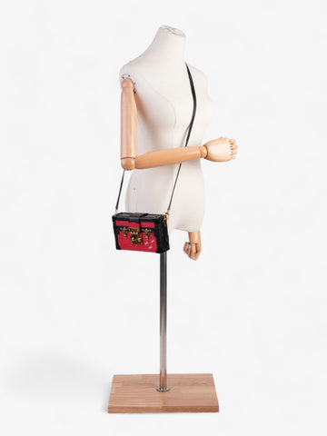 Louis Vuitton Petite Malle Black / Red Epi Leather