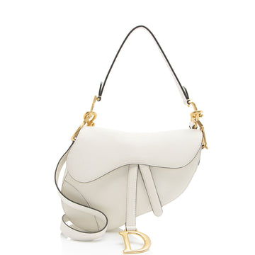 Dior Grained Calfskin Saddle Dual Strap Crossbody (SHF-vqP4ME)
