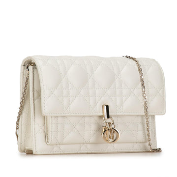 Dior Lambskin Cannage My Dior Daily Chain Pouch (SHG-C2CHNG)