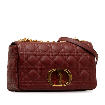 Dior Medium Calfskin Cannage Caro Bag (SHG-4S2H6Q)