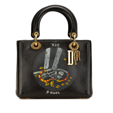 Dior Medium Calfskin Death Tarot Card Lady Dior