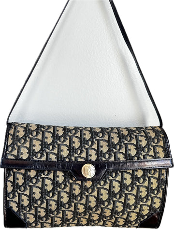 The Junco Shoulder Bag -CS Dior Trotter in Navy