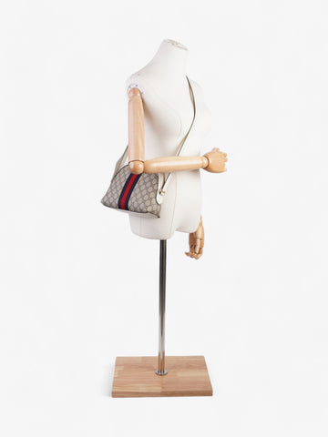 Gucci Ophidia CS Supreme / White Canvas Small