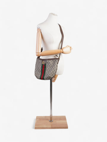 Gucci Ophidia EC Supreme / Green / Red Canvas Small