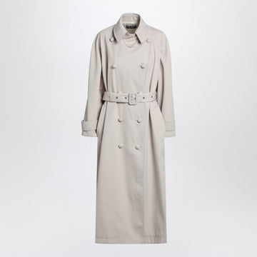 Dolce&Gabbana Beige Trench In Cotton Drill Women