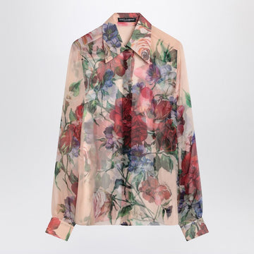 Dolce&Gabbana Floral-Print Silk Shirt Women