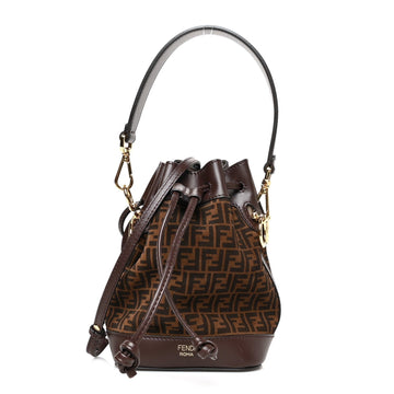 FENDI FF MINI  MON TRÉSOR BUCKET BAG WITH SHOULDER STRAP