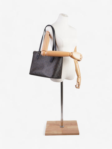 Coach Signature Tote Brown Leather