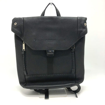 FENDI Backpack 7VZ011 leather black Backpack mens Used