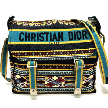 Christian Dior Shoulder Bag canvas blue Dior camp Women Used