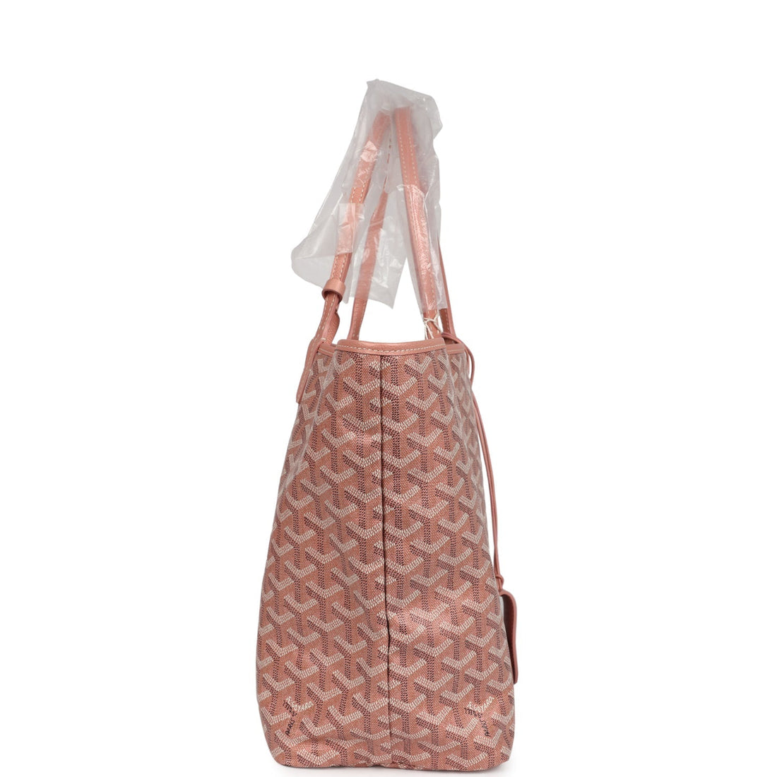 Goyard Goyardine Pearly Coral St. Louis PM Tote Bag Palladium Hardware