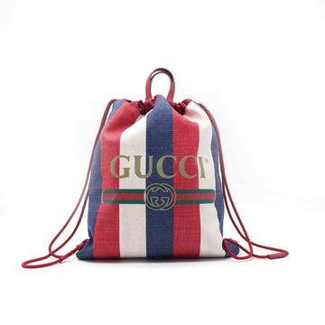 Gucci Soft GG Supreme Drawstring Backpack