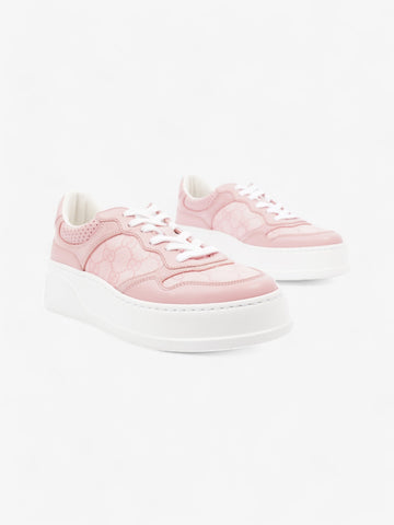 Gucci CS Supreme Sneakers Pink / White Canvas EU 37 UK 4