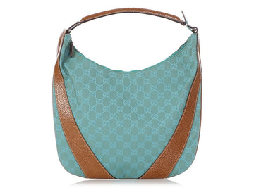 G*G Teal CS Canvas Hobo