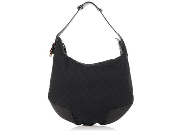 G*G Black Canvas Princy Hobo