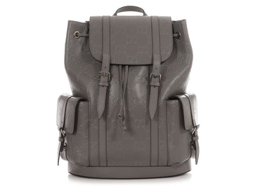 Gucci Medium Gray Jumbo EC Backpack
