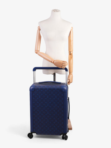 Louis Vuitton Horizon 55 Suitcase Blue Monogram Coated Canvas 55