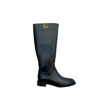 EC EC LEATHER HIGH BOOTS BLACK