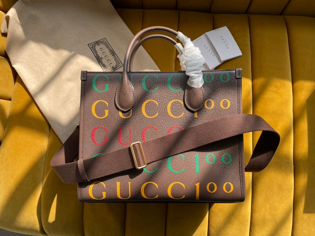 EC Small Tote Bag 680956 Dark Coffee