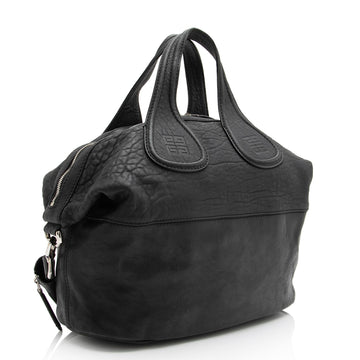 Givenchy Calfskin Sheepskin Nightingale Medium Satchel (SHF-23473)