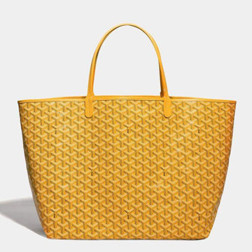 GOYARD GOYARDINE SAINT LOUIS GM JAUNE  TOTE BAG