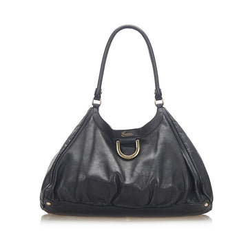 G*G Abbey D-Ring Leather Shoulder Bag (SHG-18550)