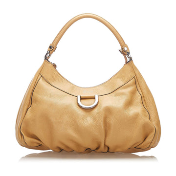 G*G Abbey D-Ring Leather Shoulder Bag (SHG-18556)