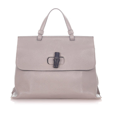 G*G Bamboo Daily Leather Handbag (SHG-20380)