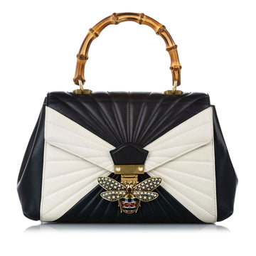 G*G Bamboo Queen Margaret Leather Satchel (SHG-18936)