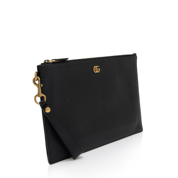 Gucci Calfskin GG Marmont Wristlet (SHF-9WrzTD)