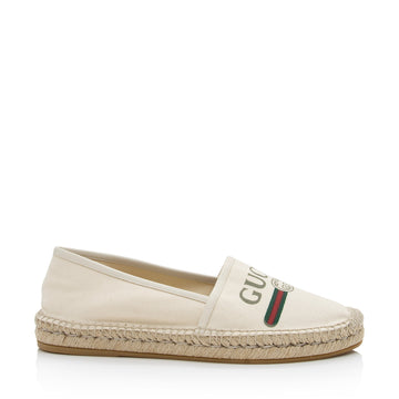 Gucci Canvas Interlocking G Logo Espadrilles - Size 10 / 40 (SHF-o88yIa)