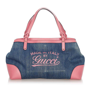 Gucci Craft Denim Tote Bag (SHG-kt80H9)
